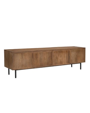 Livingfurn tv meubel elan 180x50x40 cm mangohout