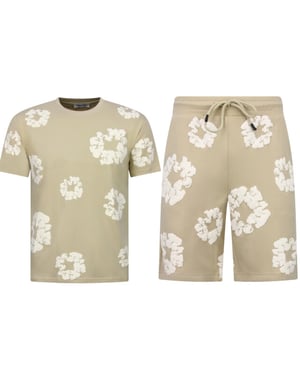 Enos Bloemen print zomerset bloemen pak met short twinset