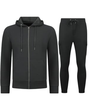 Enos Casual oversized ribbed trainingspak joggingpak volwassenen