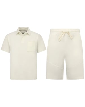 Enos Zomerset ribbed oversized polo shirt
