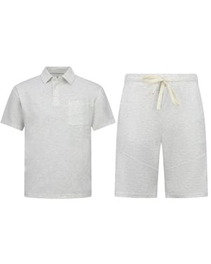 Enos Zomerset ribbed oversized polo shirt