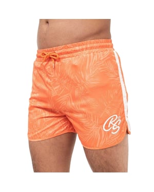 Crosshatch Heren Salsola Zwemshort (Oranje)