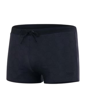 Speedo Geometrische zwemshort heren (Zwart/Grijs)