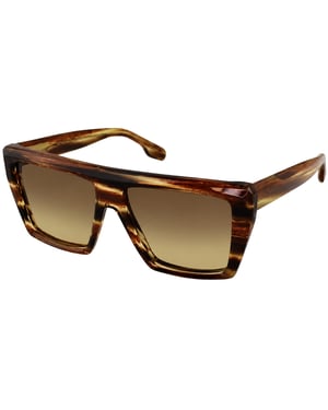 Victoria Beckham Square Brown Sunglasses