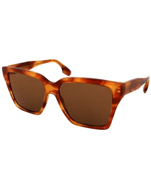 Victoria Beckham Pillow Brown Sunglasses