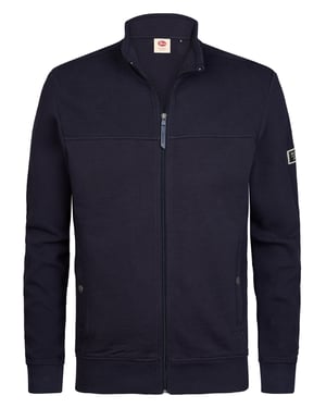 Petrol Industries - Heren Sweatvest met wafelstructuur ironcore - Blauw
