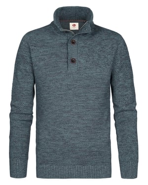 Petrol Industries - Heren Gemêleerde sweater millfield - Blauw