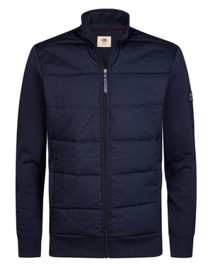 Petrol Industries - Heren Doorgestikte hybride vest millcrest - Blauw