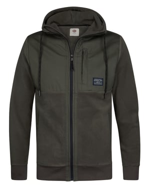 Petrol Industries - Heren Hybrid fleece vest elmwood - Grijs