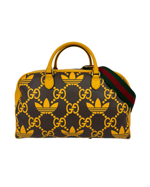 Gucci x Adidas Duffle Bag GG Leather