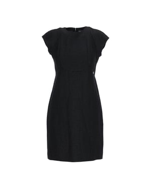 Chanel Zwarte Sheath Jurk - '10s