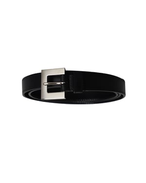 Saint Laurent spännbälte i svart läder