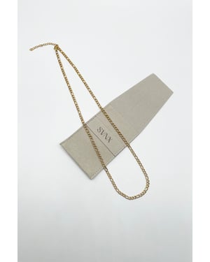 Figaro Chain Necklace in Gold