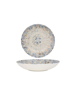 Bonna Diepbord luca mosaic porselein 23 cm (1000cc) set van 6