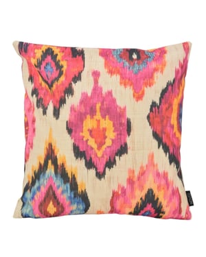 NOVÉE Sierkussen ikat fiesta | 45x45 cm | katoen/linnen