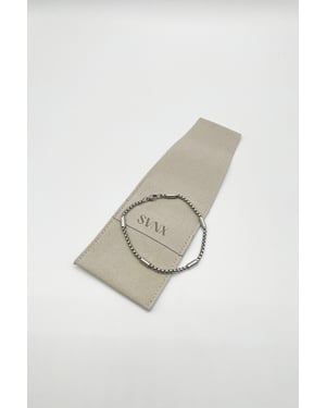 Bead Bracelet in Silver