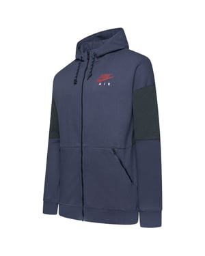 Nike Air Mens Zip Through Hoodie Navy