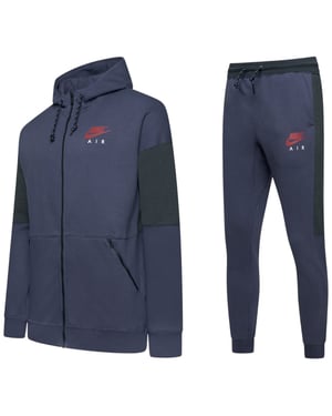 Nike Air Mens Zip Through Tracksuit Navy