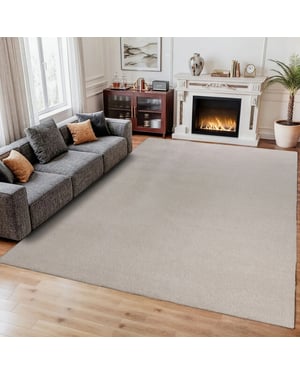 Muratap Comfy soft effen vloerkleed wasbaar uni 300x400 cm