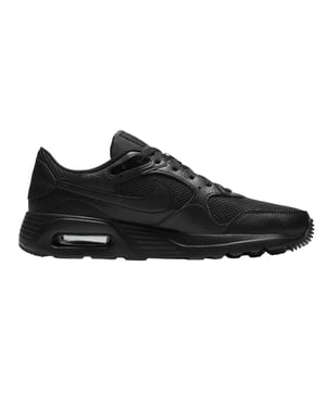 Nike Heren Air Max SC Leren Trainers (Drievoudig zwart)