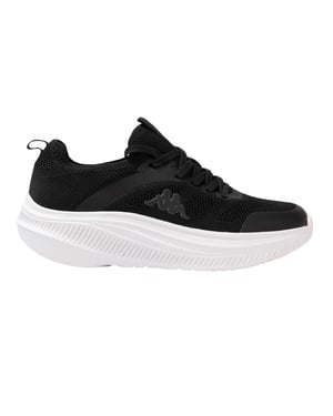 Kappa Heren Prati Gebreide Platform Trainers (Zwart, Wit)
