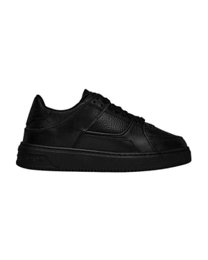 Represent Heren Apex Platte Trainers met Paneel (Drievoudig zwart)
