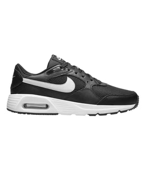 Nike Heren Air Max SC Leren Trainers (Zwart, Wit)