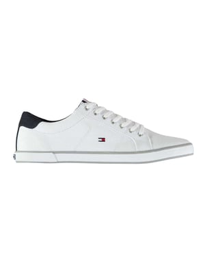 Tommy Hilfiger Heren Harlow 1D Vlag Logo Trainers (Wit)