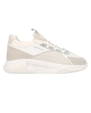 Lavair Heren Creator Panelled Nappa Leren Trainers (Wit)