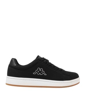 Kappa Heren Caccamo Platte Trainers (Zwart, Wit)