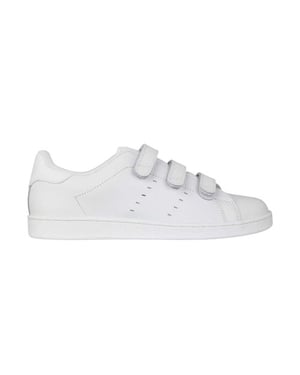 Lonsdale Leyton Leren Trainers voor Kinderen/Kinderen (Wit)