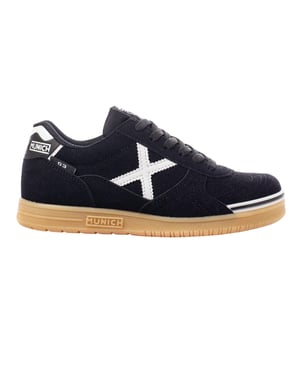 Munchen Kinderen G3 Profit Flat Sneakers (Zwart/Wit)