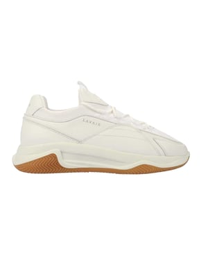 Lavair Heren Creator Premium Leren Trainers (Wit)