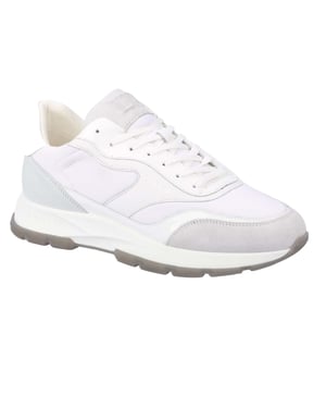 Lavair Heren Aequora Leren Trainers (Wit)