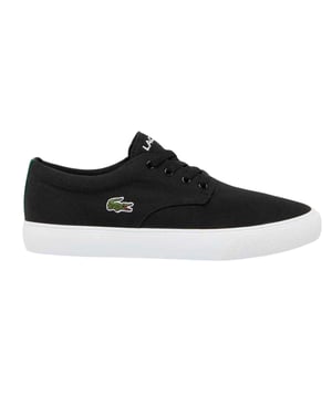 Lacoste Heren-sneakers van canvas met antislipzool (Zwart)