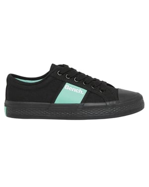 Bench Dames/Dames Vicky Canvas Trainers (Zwart)
