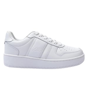 Kappa Kinderen La Morra Leren Platform Sneakers (Wit)