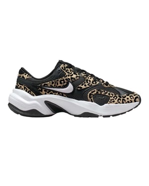 Nike Dames/Dames Al8 Suède Hoge Zool Trainers (Zwart/luipaard)