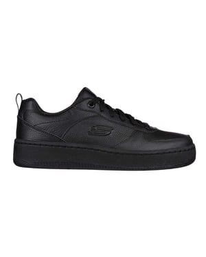 Skechers Dames/Dames Sport Court 92 Illustrious Leren Trainers (Zwart)