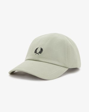 Logo Detail Cap in Light Grey