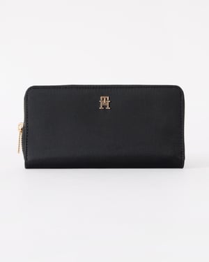 Popette Large Zip Bag in Black