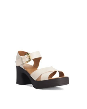 Dune Ladies Judge - Platform Leather Sandals