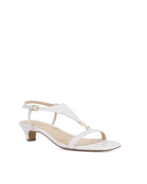 Dune Ladies Monacos - Leather Kitten Heel T-Bar Sandals