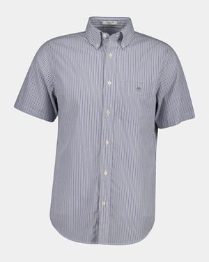 Regular Fit Shirt - Striped in White
