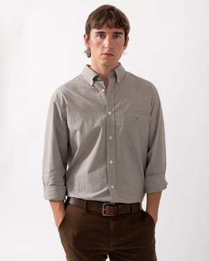 Regular Fit GANT Mens Regular Fit Gingham Shirt Regular Fit Shirt in Ivory
