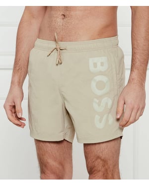 Hugo Boss Men's Swim Shorts in Beige