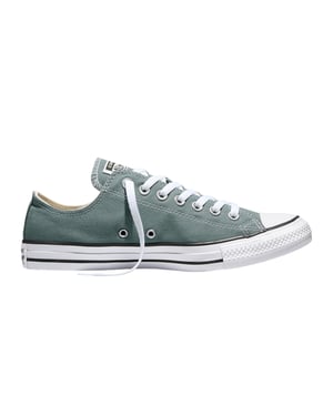 Converse Heren Ox Logo Canvas Trainers (Mineraal Grijs)