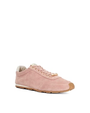 Dune Ladies Evalinna - Suede Lace-Up Trainers