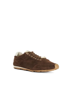 Dune Ladies Evalinna - Suede Lace-Up Trainers