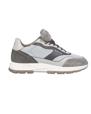 Lavair Heren Aequora Leren Trainers (Grijs)